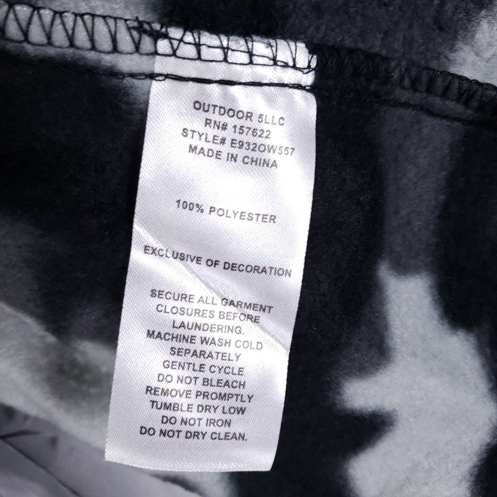 Eddie Bauer 3-in-1 Windbreaker Jacket Youth L 14/16 Removable Fleece Liner Gray - Picture 5 of 11